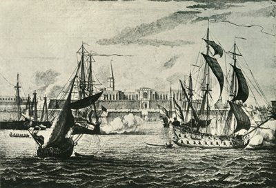 Il vecchio Fort William, dal fiume da Unbekannt