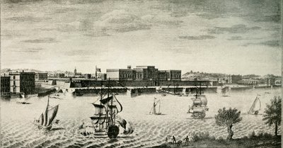 Vecchio Fort William, dal fiume, 1754, 1925 da Unbekannt
