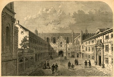 Vecchia facciata della Guildhall da Unbekannt