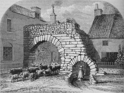 Vecchia porta a Lincoln, c1880 da Unbekannt