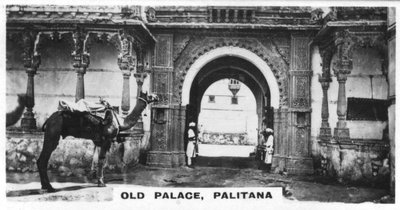 Vecchio palazzo, Palitana, India, c1925 da Unbekannt