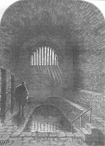 Antico bagno romano, Strand Lane, 1897 da Unbekannt