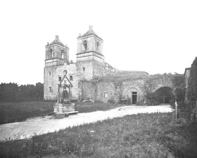 Vecchia Missione Spagnola, San Antonio, Texas, USA, c1900 da Unbekannt