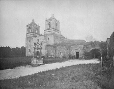 Vecchia missione spagnola, San Antonio, Texas, c1897 da Unbekannt