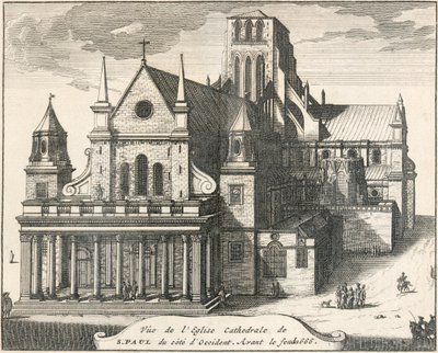 Vecchia Cattedrale di San Paolo, Città di Londra da Unbekannt
