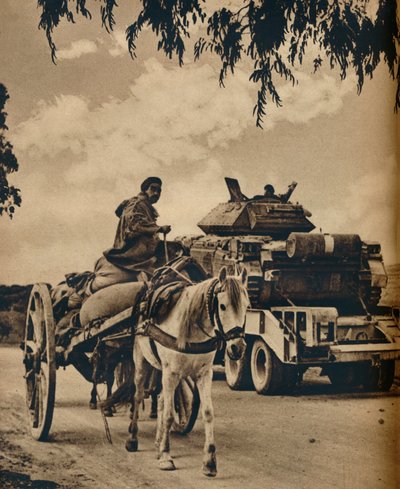 Vecchio e nuovo in Nord Africa, 1943 da Unbekannt