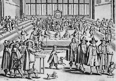 Oliver Cromwell scioglie il Lungo Parlamento, 1653, 1903 da Unbekannt