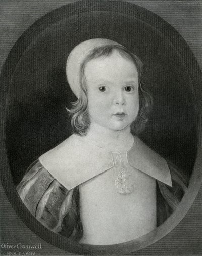 Oliver Cromwell a due anni, 1601, 1899 da Unbekannt