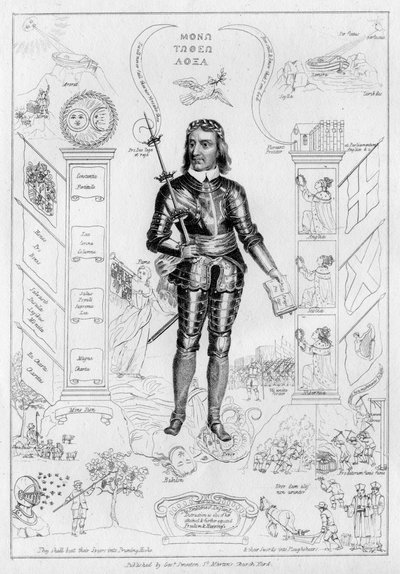Oliver Cromwell come Cristo da Unbekannt