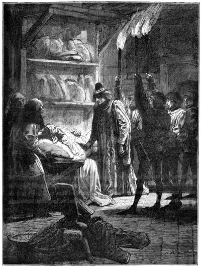 Olivier de Clisson racconta al re chi ha tentato di assassinarlo, 1898 da Unbekannt