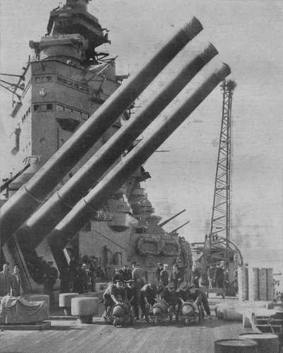 A bordo della H.M.S. Nelson, membri della divisione sudafricana della RNVR, 1941 da Unbekannt