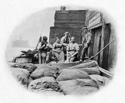 A bordo di un battello, Londra, c1900 1903 da Unbekannt