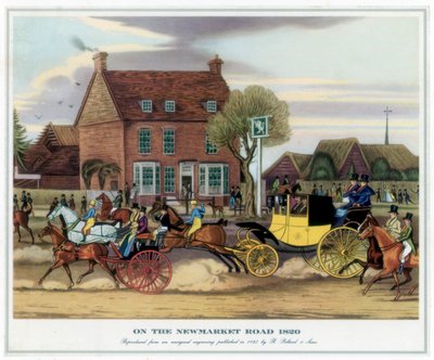 Sulla strada di Newmarket, 1820, 1825 da Unbekannt