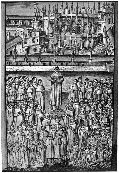 Cento impiegati, New College, Oxford, c. 1453, 1892 da Unbekannt