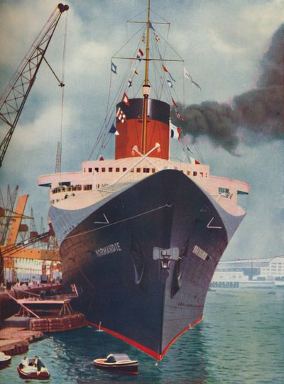 Una delle grandi navi del mondo. Il transatlantico francese Normandie, 1937 da Unbekannt