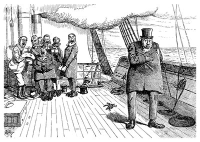 Oom-poleon Boer-naparte a bordo dell