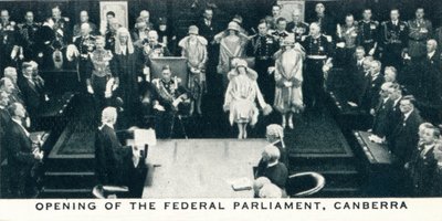 Apertura del Parlamento Federale, Canberra, 1927-1937 da Unbekannt