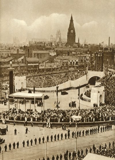 Apertura del tunnel del Mersey, Liverpool, 18 luglio 1934, 1935 da Unbekannt