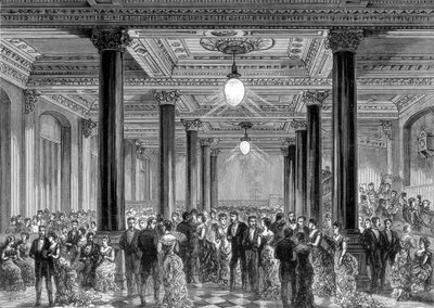Serata inaugurale dei nuovi uffici del Daily Telegraph, Fleet Street, Londra, 28 giugno 1882 da Unbekannt