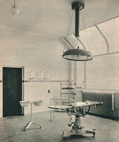 Sala operatoria, Princess Louise Kensington Hospital for Children. Architetti, George Lansdown & da Unbekannt