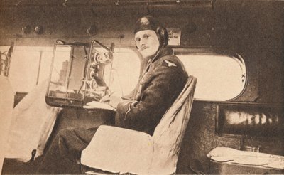 Operazione di una stazione radio portatile, 1940 da Unbekannt