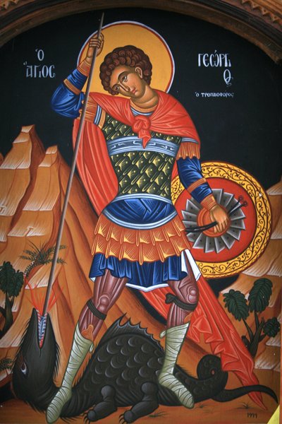 Icona ortodossa: San Giorgio da Unbekannt