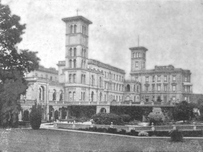 Osborne House al tempo di Victoria, 1901 da Unbekannt