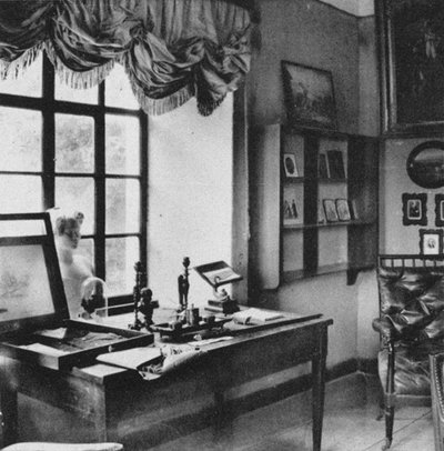 Tenuta di Ostafyevo. La scrivania di Alexander Pushkin, fine XIX secolo da Unbekannt
