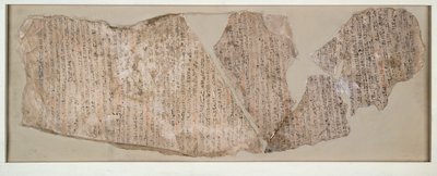 Ostracon, iscritto in ieratico, XIX dinastia c1292 a.C. - c1190 a.C. da Unbekannt