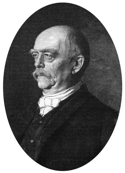 Otto von Bismarck, Duca di Lauenburg, statista tedesco, 1900 da Unbekannt