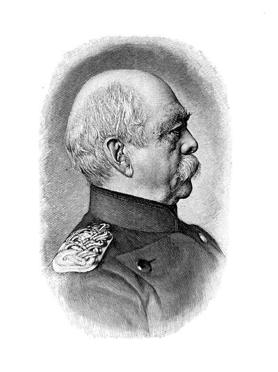 Otto von Bismarck, statista tedesco, 1885 da Unbekannt