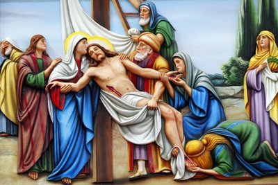 Via Crucis, Stazione 13: Gesù è deposto dalla croce da Unbekannt