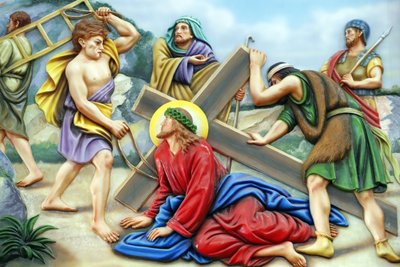 Via Crucis, Stazione 7: Gesù cade per la seconda volta da Unbekannt