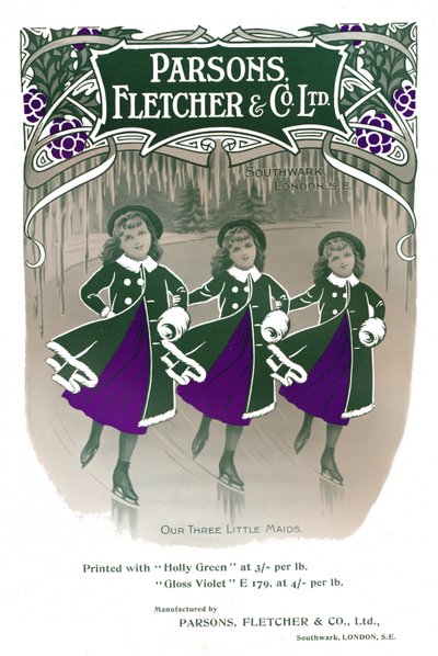Le nostre tre piccole cameriere - pubblicità di Parsons, Fletcher & Co. Ltd da Unbekannt