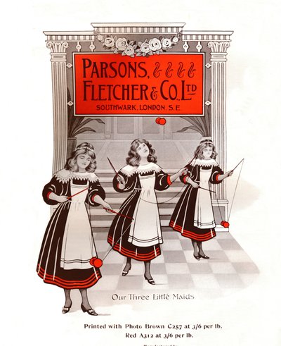Le nostre tre piccole cameriere - Pubblicità di Parsons, Fletcher & Co., Ltd. da Unbekannt