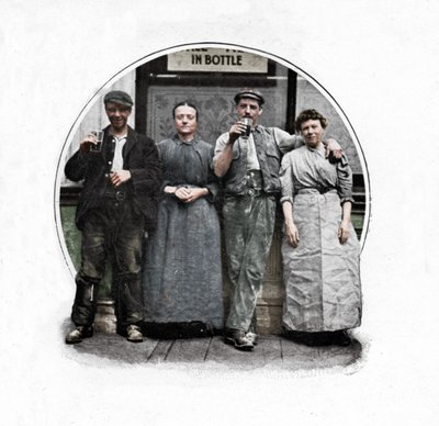 Fuori da una taverna, Londra, c1903 da Unbekannt