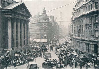 Fuori dalla Mansion House, City of London, 9 AM da Unbekannt