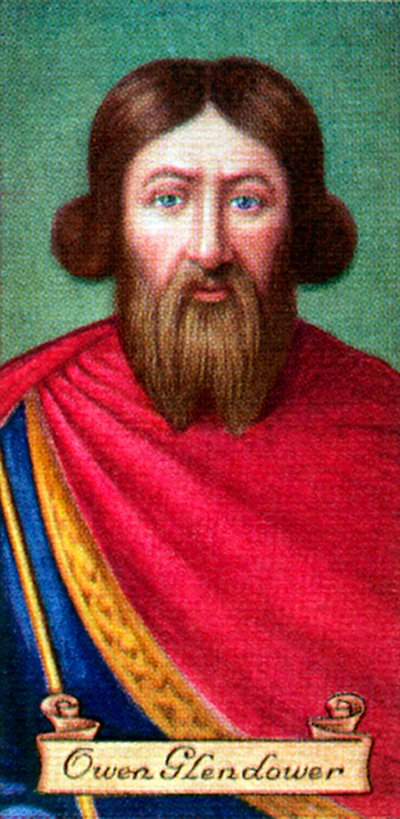 Owen Glendower (da una serie di carte di sigarette) da Unbekannt