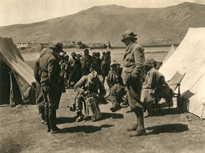 Esercitazione con Ossigeno nel Campo, c. 1918-c. 1939 da Unbekannt