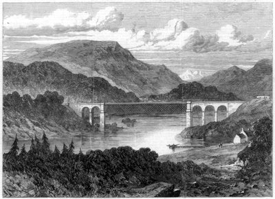Viadotto di Oykel, Ferrovia di Sutherland, 1866 da Unbekannt
