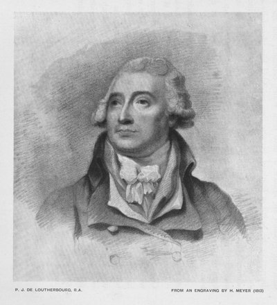P.J. De Loutherbourg, R.A., c1900 da Unbekannt