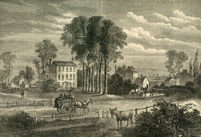 Paddington Green nel 1750, c1876 da Unbekannt