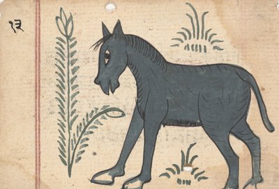 Pagina da un Libro degli Omen, ca. 1800 da Unbekannt