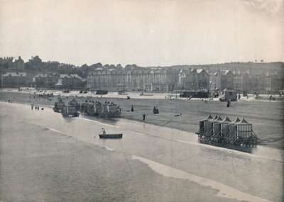 Paignton - Le sabbie, dal molo, 1895 da Unbekannt