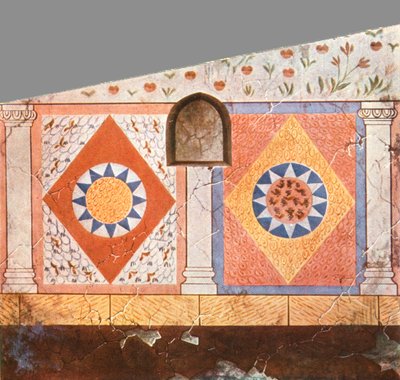 Decorazione dipinta nella Cripta di Stasovsky, Bosforo Cimmerio, Kerch, 1928 da Unbekannt