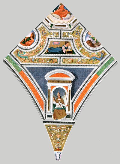 Decorazione dipinta nella chiesa di Santa Maria del Popolo, Roma, Italia, 1928 da Unbekannt