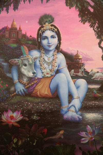 Krishna bambino, India da Unbekannt