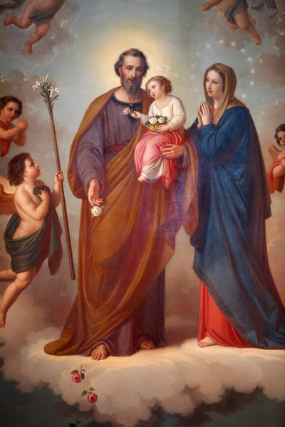 Dipinto nel Santuario di Maria Ausiliatrice, Valdocco, Torino, Italia da Unbekannt