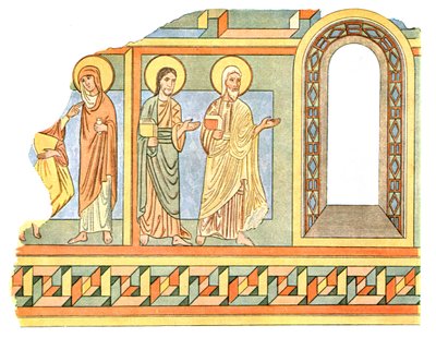 Dipinto nella navata della Chiesa di Tybjerg, Contea di Praesto, Danimarca, 1928 da Unbekannt