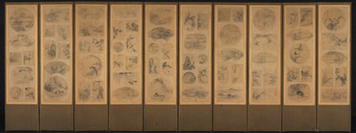 Cento Temi, verso, fine 1800 da Unbekannt